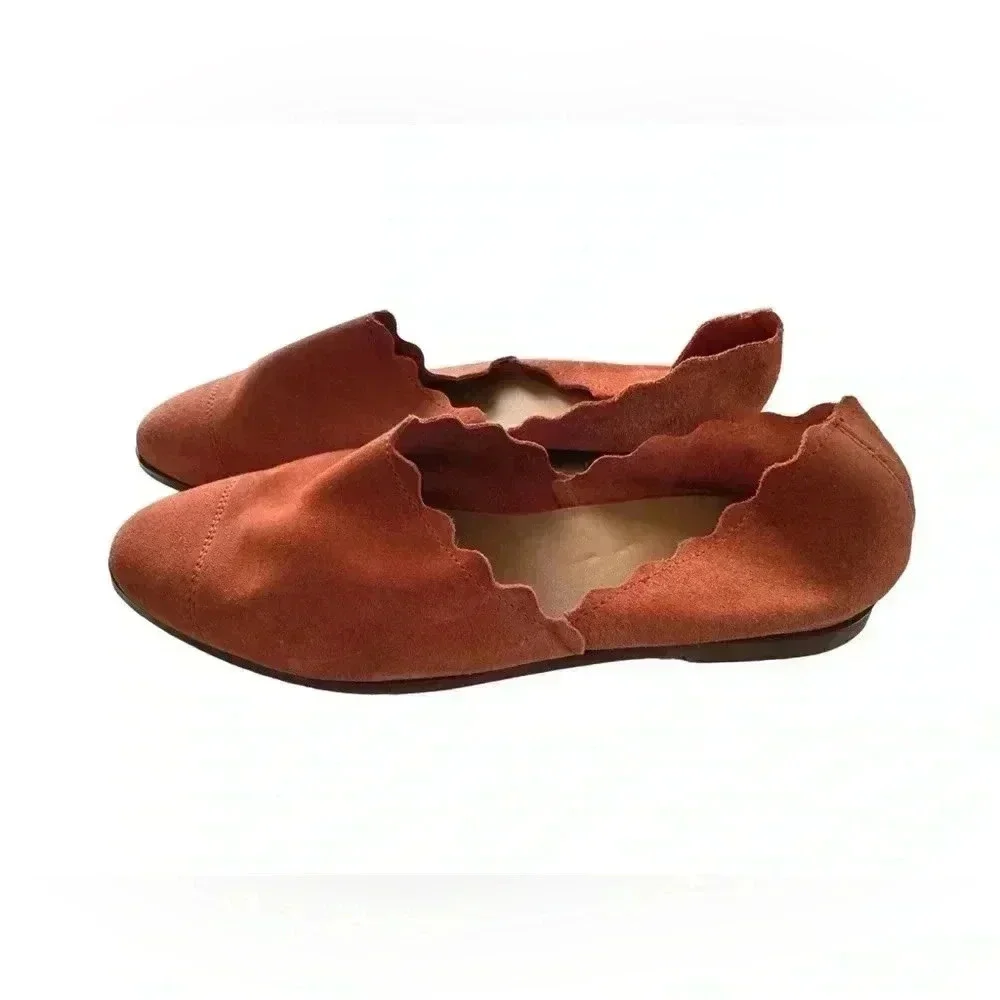 Anthropologie Klub Nico Georgette Ink Suede Flat